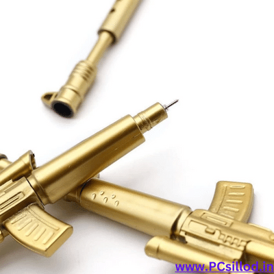 FANCY PEN-PubG Gun Shape Gel Pen-1 Quantity-(Colour May Vary)