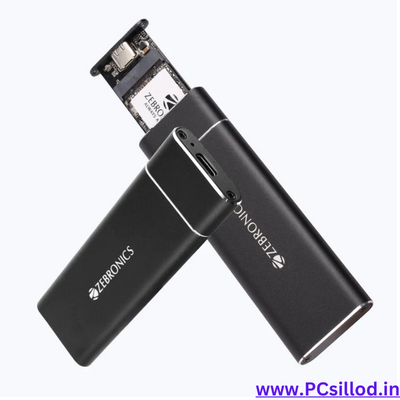 Zebronics CM01 M.2 SATA SSD Enclosure / Aluminum Case / Type-C 3.1 / Upto 5Gbps / 2TB Max. Storage Capacity